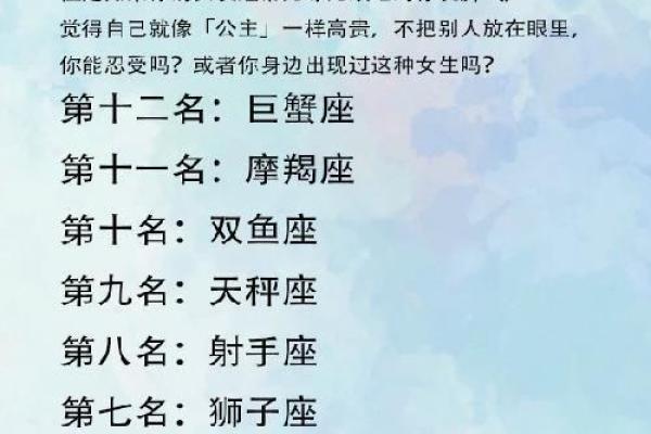 揭示十二星座的命运密码：你属于哪种命运？