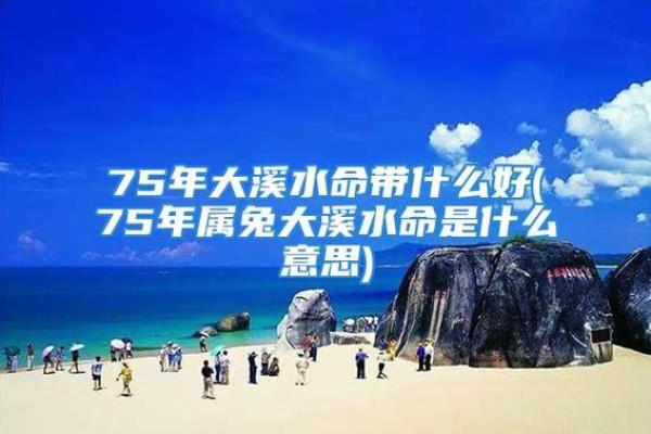 75年免生人命的命运与人生探寻