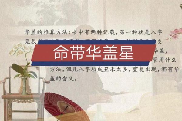 命带华盖，人生辉煌：探索华盖命理的深邃含义与人生启示