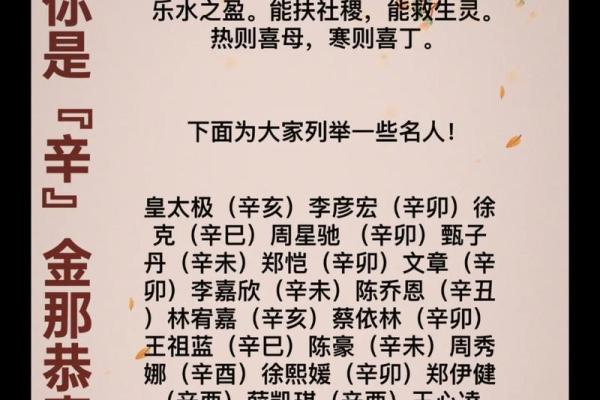 辛亥日命的忌讳与运势：如何避开人生中的潜在陷阱