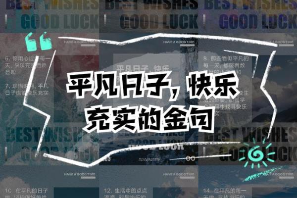 享受生活的真谛：从日常点滴中发现幸福的秘密