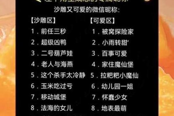 男木命与女火命：如何选择有趣的微信名字