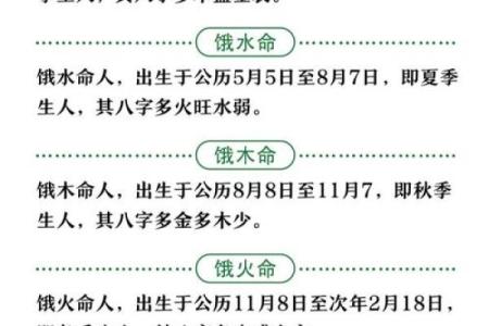 饿火命与水命的深度剖析：两者之间有何不同？