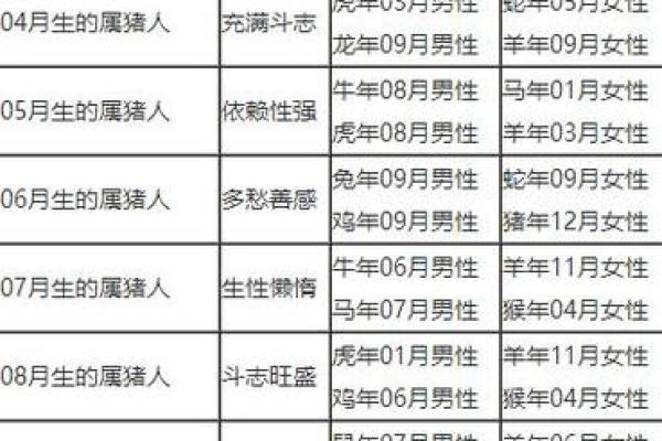 命理揭秘：猪年正月二十诞生的命运与性格探讨