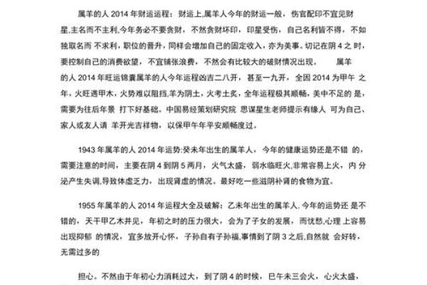 羊年出生的人命运解析：探索2015年羊年命理的奥秘与影響