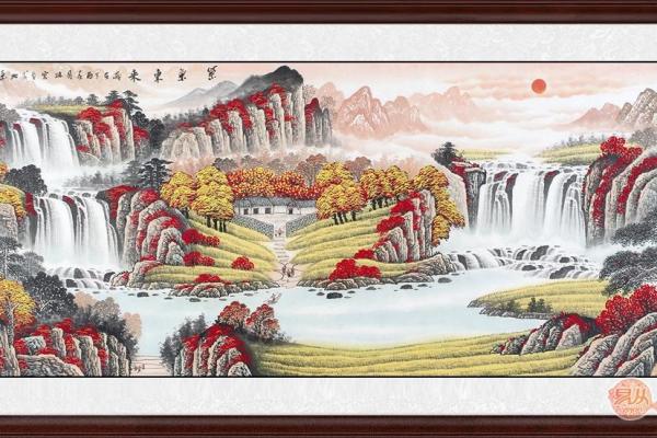 大海水命和金命的客厅画作选择：提升家居风水与生活品质的秘诀