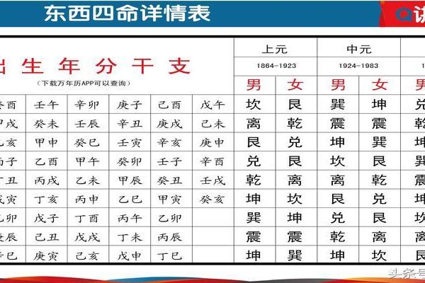 探索西四命与东四命的神秘之旅：你的命理密码是什么？