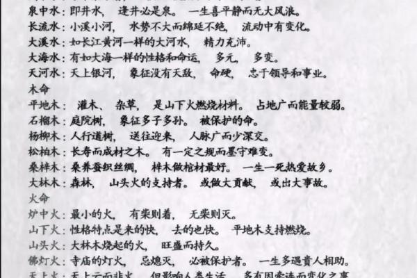有金命水命的深层意义与影响解析
