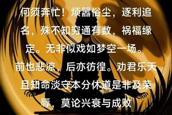 一世命即是万世命——探寻命运的深邃与广阔