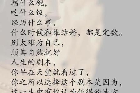 一世命即万事命：命运之道与人生的选择