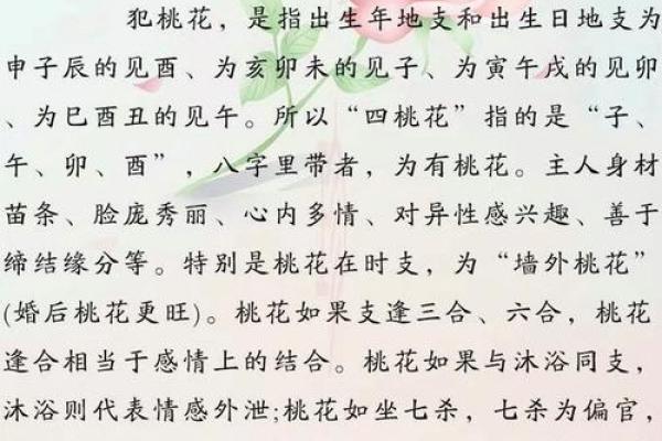 生就桃花命：解析魅力与命运的奇妙交织