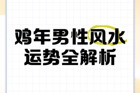 属鸡亥时出生的命理解析与人生运势