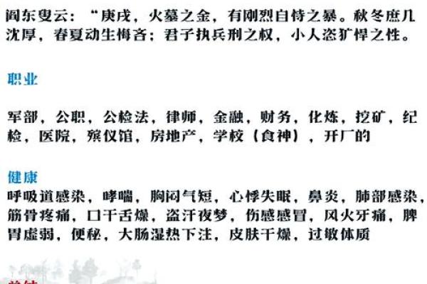 庚戌命格解析：探秘庚戌年人的性格特征与命运走向