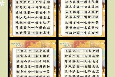 命运的成语接龙：从命开始的一段旅程