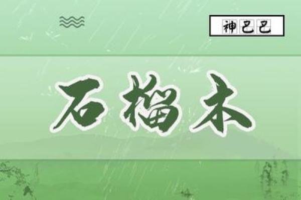 庚申石榴木命者：如何化解命局中的忌讳与挑战