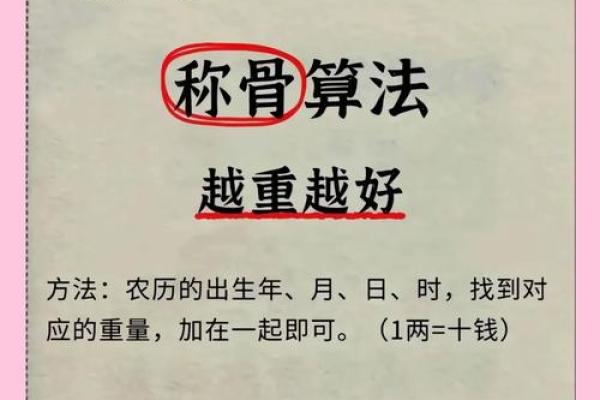 揭秘“骨重五两三”的命运奥秘，揭示你的命理特征！