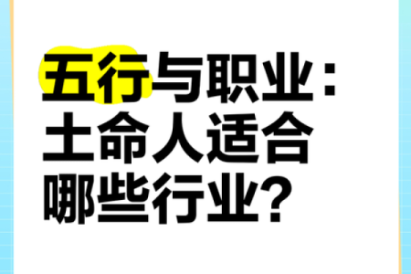 金命人的职业选择：适合你的事业发展之路！
