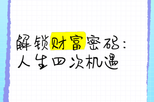 2022年的命运密码：如何抓住每一个机会，实现自我蜕变