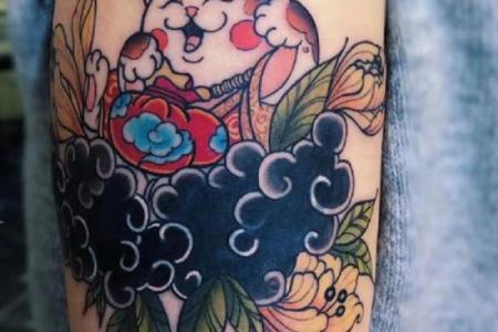 金命人的招财纹身：点亮财富之路的符号艺术