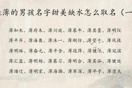 命理缺水，如何给孩子取个水的名字