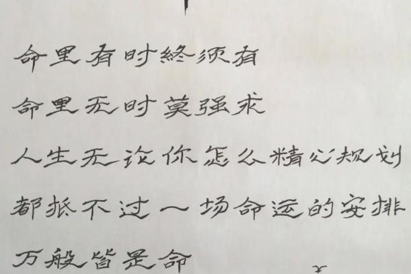 “命字的深意：无常与希望的交织之旅”