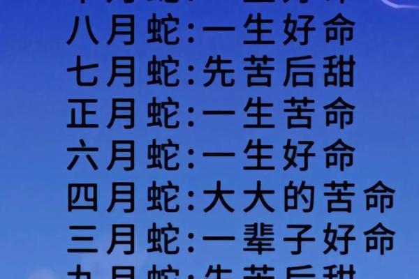 41年出生的人属蛇，命运与性格特征解析