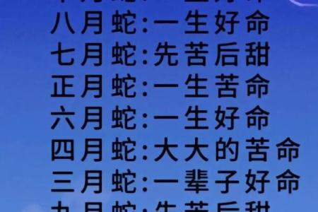 41年出生的人属蛇，命运与性格特征解析