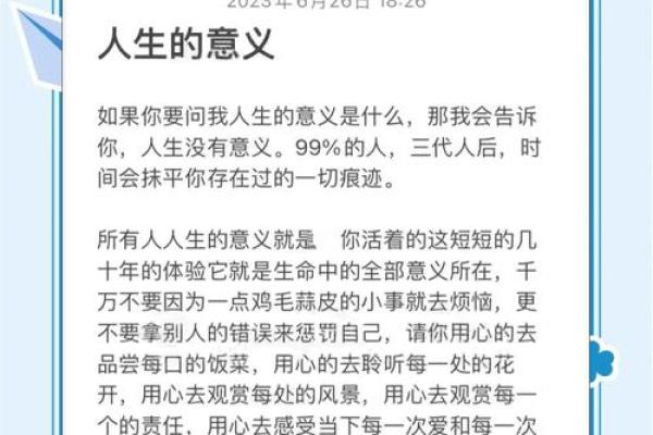 揭示你的命格：寻觅人生的意义与方向