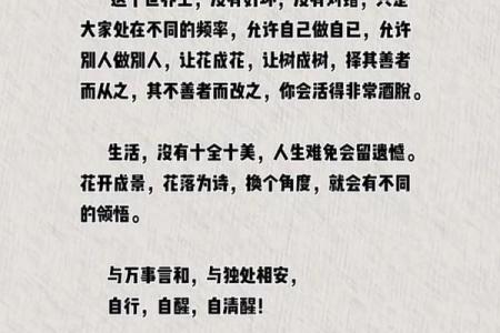 得之我命失之亦我命：人生的无常与选择的哲学