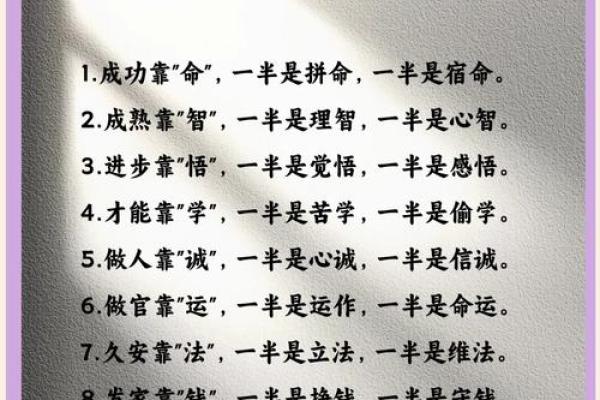 解密命理：一命二运三命局的深刻含义与人生智慧