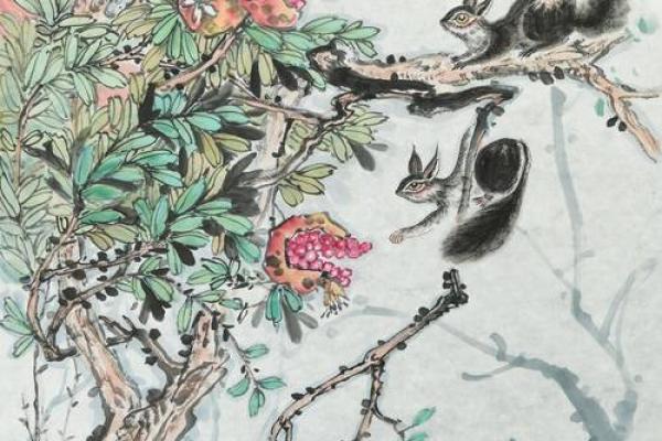 石榴木命的灵动之美：适合的画作类型与欣赏方式