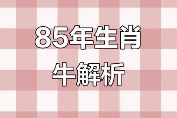 1985年属牛的命运与五行缺失分析