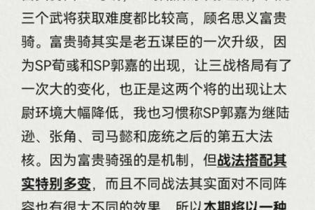 神武法系命格搭配攻略：助你在战斗中如虎添翼!