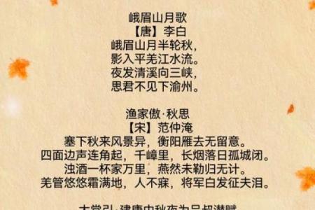 适合秋天的命格人：探秘他们的深厚情感与独特魅力