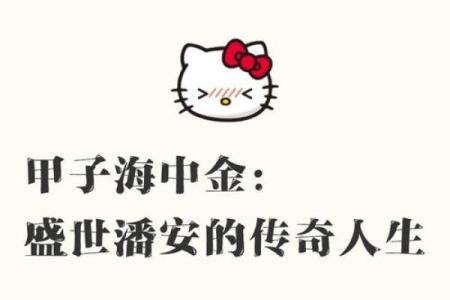 探秘海中金：命格背后的奥秘与人生启示