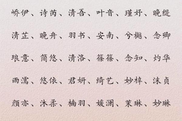 金命女人的小名取法与寓意探讨：为生活增添色彩的名字之选