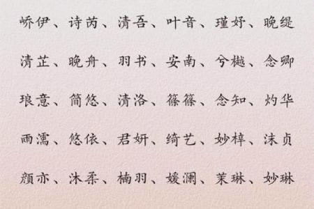 金命女人的小名取法与寓意探讨：为生活增添色彩的名字之选
