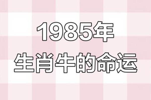 1985年乙丑年命运解析：探寻属牛之人的人生密码