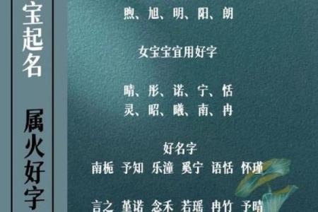 火命起名应该注意的事项与技巧，助你选择合适名字！