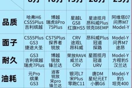如何选择适合自己的汽车：命运与车的正确匹配