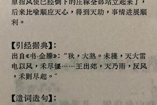 命中注定，逆风飞翔：成语背后的励志故事