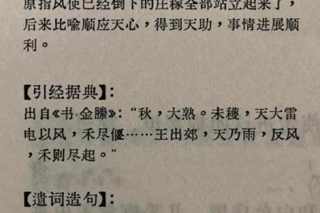 命中注定，逆风飞翔：成语背后的励志故事