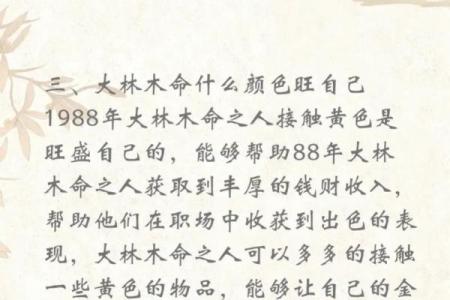 了解大林木命：生肖与命理的奇妙关系