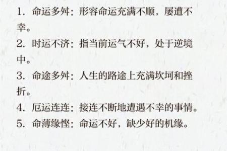 探寻“都是命”背后的成语智慧与人生哲理