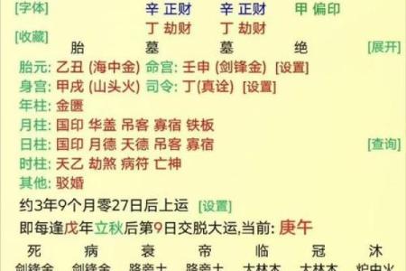 甲子年金命：揭示命理中的缺失与人生的可能性