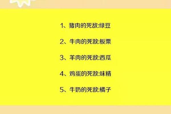 寻找健康平衡:了解相克至命食物的奥秘 寻找健康平衡:了解相克至命食物的奥秘
