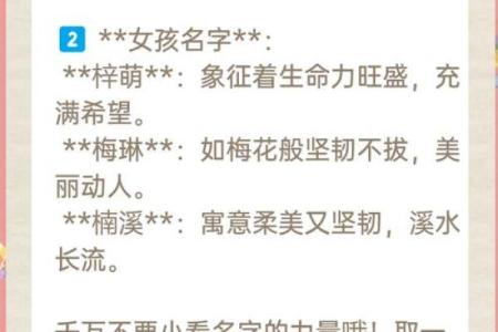 男孩名字的选择：木命最佳之名解析