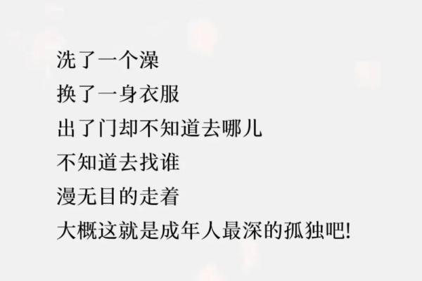 无喜欢的人是什么命：孤独与成长的交响曲