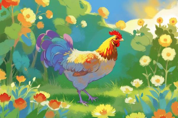 石榴木笼中的鸡:一个寓言与现实的交融之旅 石榴木笼中的鸡:一个寓言与现实的交融之旅